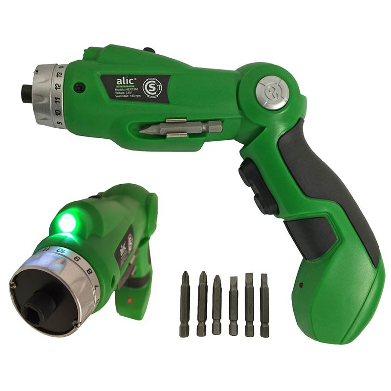 Atornillador inalmbrico ALIC 3.6v 180rpm