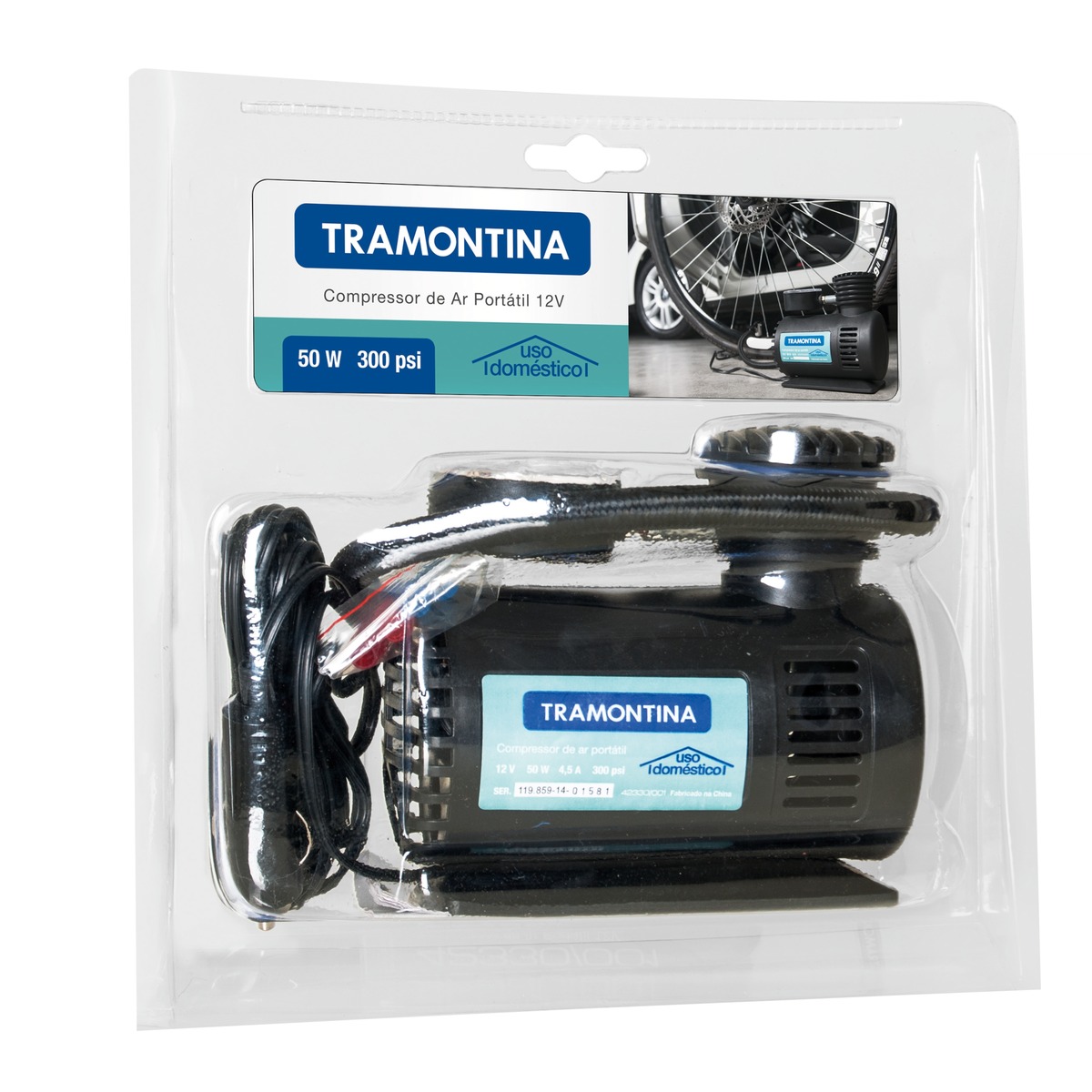 Compresor de aire porttil TRAMONTINA 50W