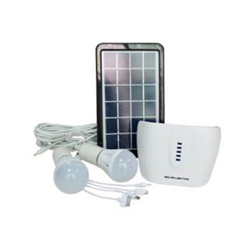 Kit solar de emergencia con lmparas Led