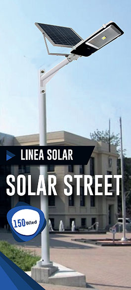 LUMINARIA SOLAR CALLE INALAMBRICA 150W