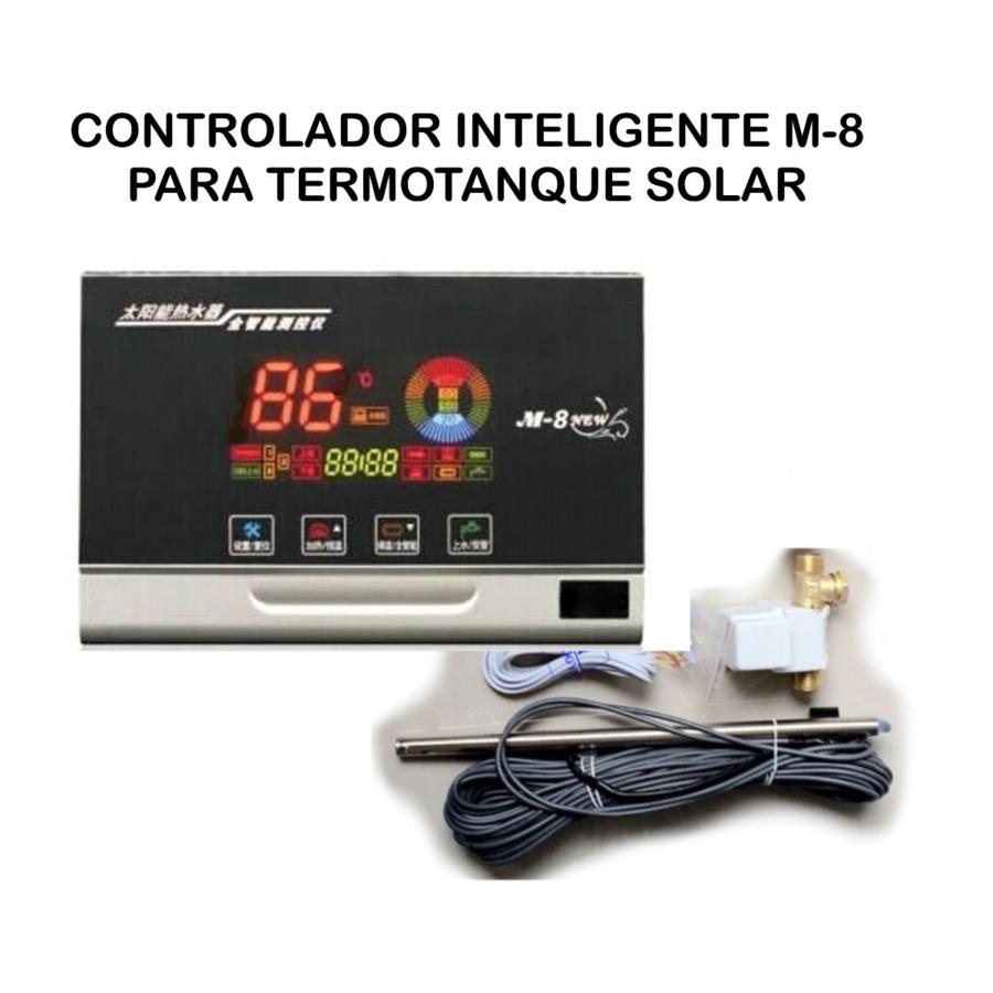 Controlador electrnico M8 para termotanque solar.
