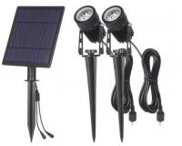 ESTACA LED SOLAR C/ 2 ESTACAS 6V 5W