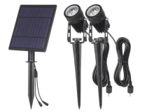 ESTACA LED SOLAR C/ 2 ESTACAS 6V 5W