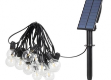 GUIRNALDA LED SOLAR - 20 LÁMPARAS 1W