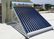 -Termotanque solar 300 lts - estructura de acero 