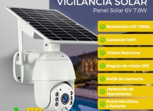 CAMARA DE VIGILANCIA SOLAR WI-FI