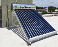 -Termotanque solar 250 lts - estructura de acero -